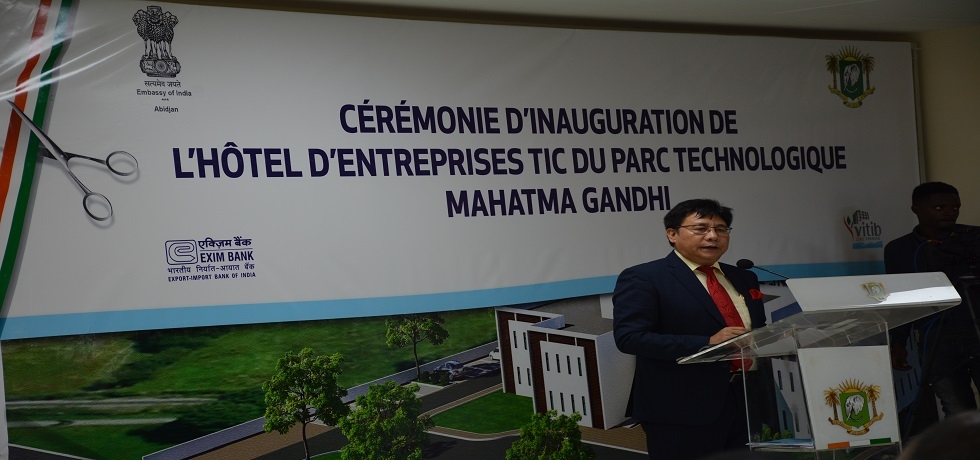 Ambassador Sailas Thangal Addressing at the Inaugural ceremony of the Mahatma Gandhi IT & Biotech Park